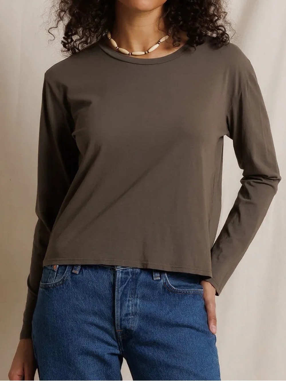 PERFECTWHITETEE harley long sleeve
crispy cotton boxy tee